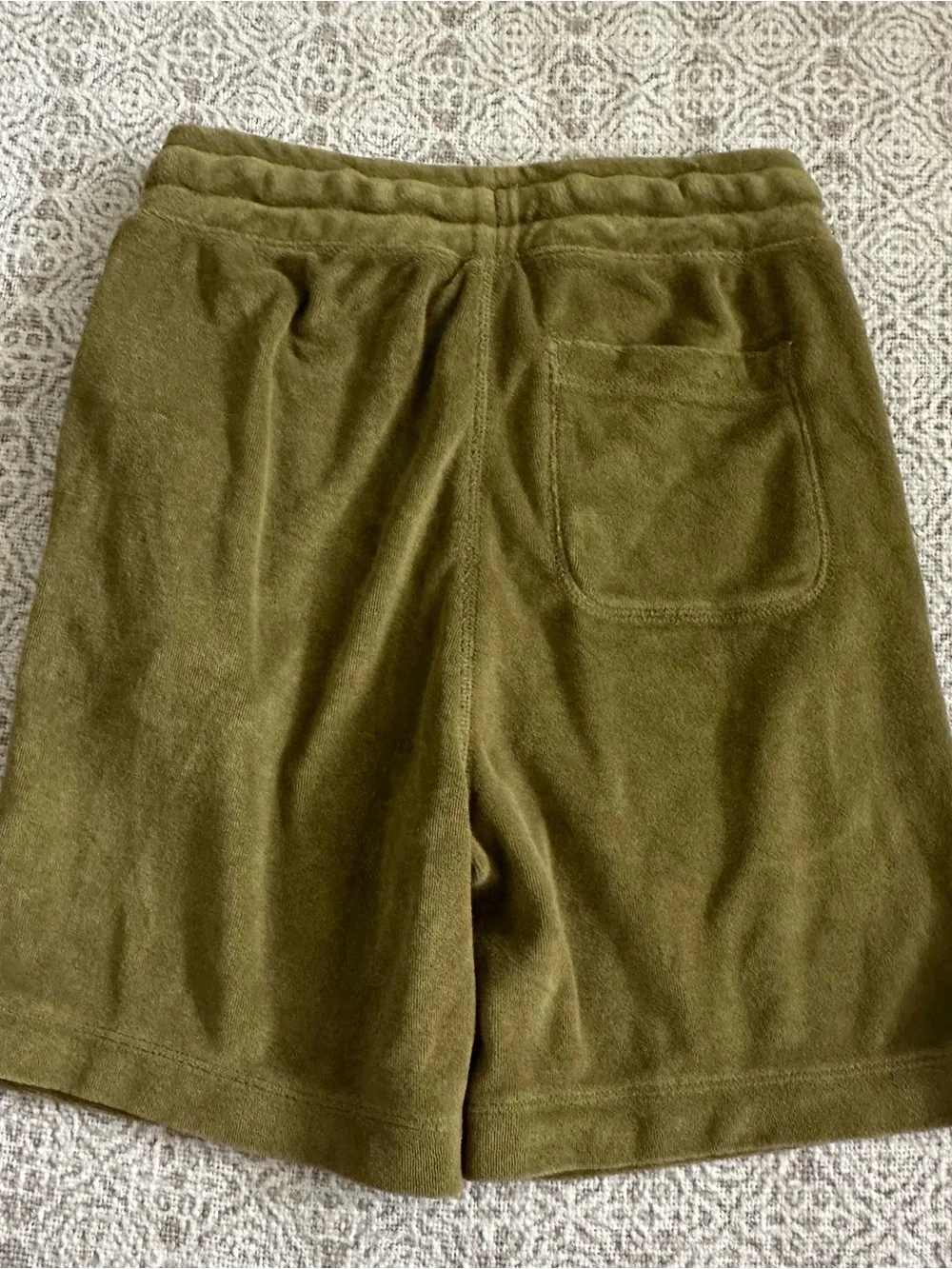 Gap Kids Olive Green Terry Pull On Shorts